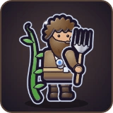 Beanstalk Giant in Pixel Muster