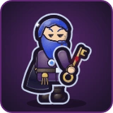 Bluebeard in Pixel Muster
