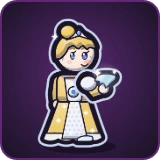 Cinderella in Pixel Muster