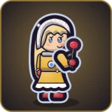 Gerda in Pixel Muster