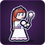 Glinda in Pixel Muster