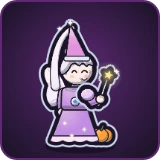 Fairy Godmother in Pixel Muster