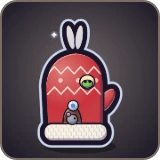 The Mitten in Pixel Muster