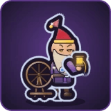 Rumpelstiltskin in Pixel Muster