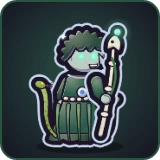 Sea Witch in Pixel Muster