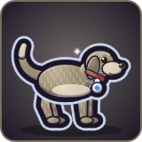 Sirko the Hound in Pixel Muster