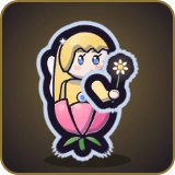 Thumbelina in Pixel Muster
