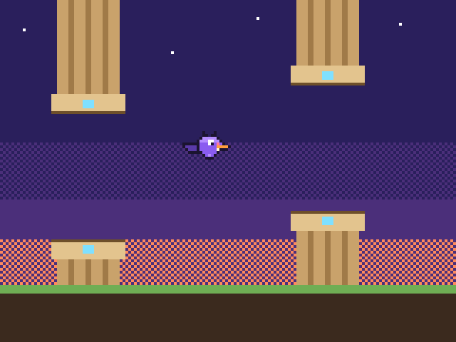 Flappy pixel-art screenshot