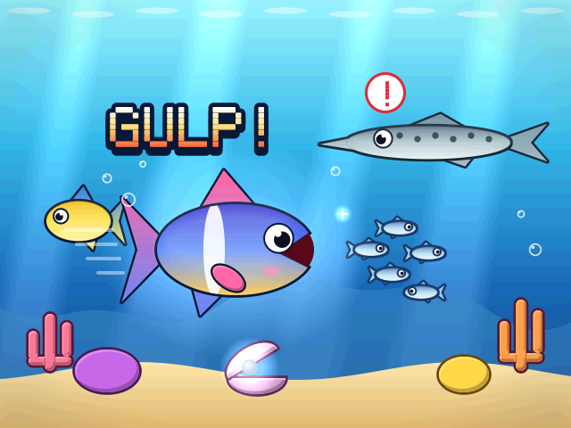 Pixel Gulp pixel-art screenshot