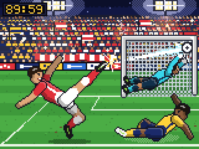 Pixel Pitch pixel-art screenshot