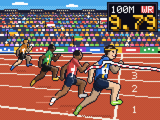 Pixel Summer Games pixel-art screenshot