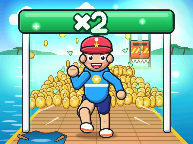Coin Tide pixel-art screenshot